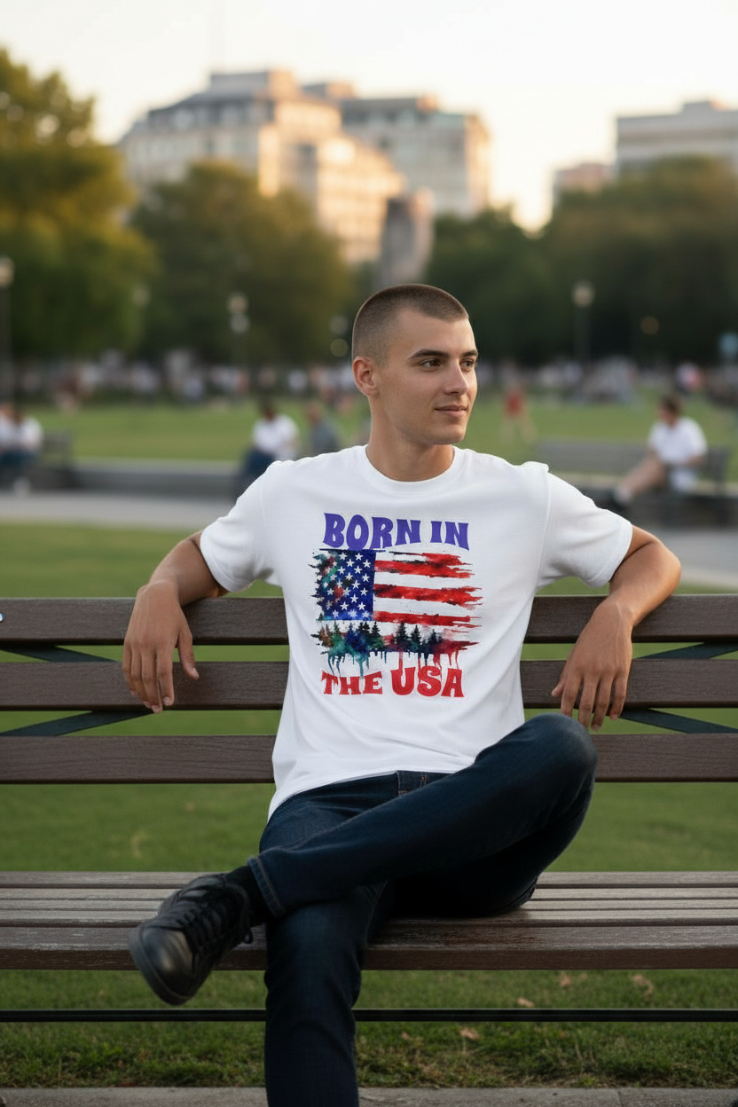 born in the usa, classic graphic tee