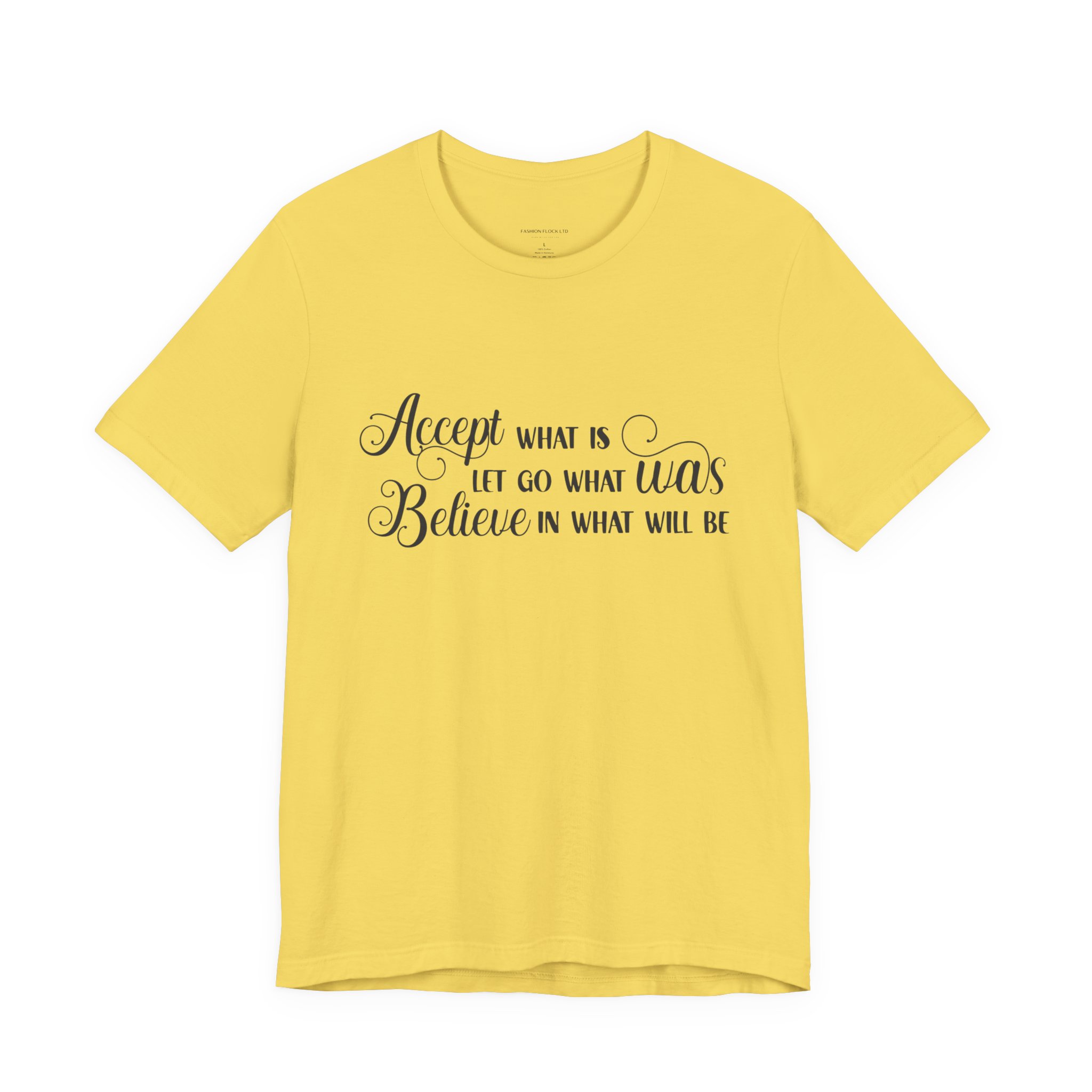 inspirational quote graphic t shirt “accept let go believe” inspirational quote graphic t shirt “accept let go believe”