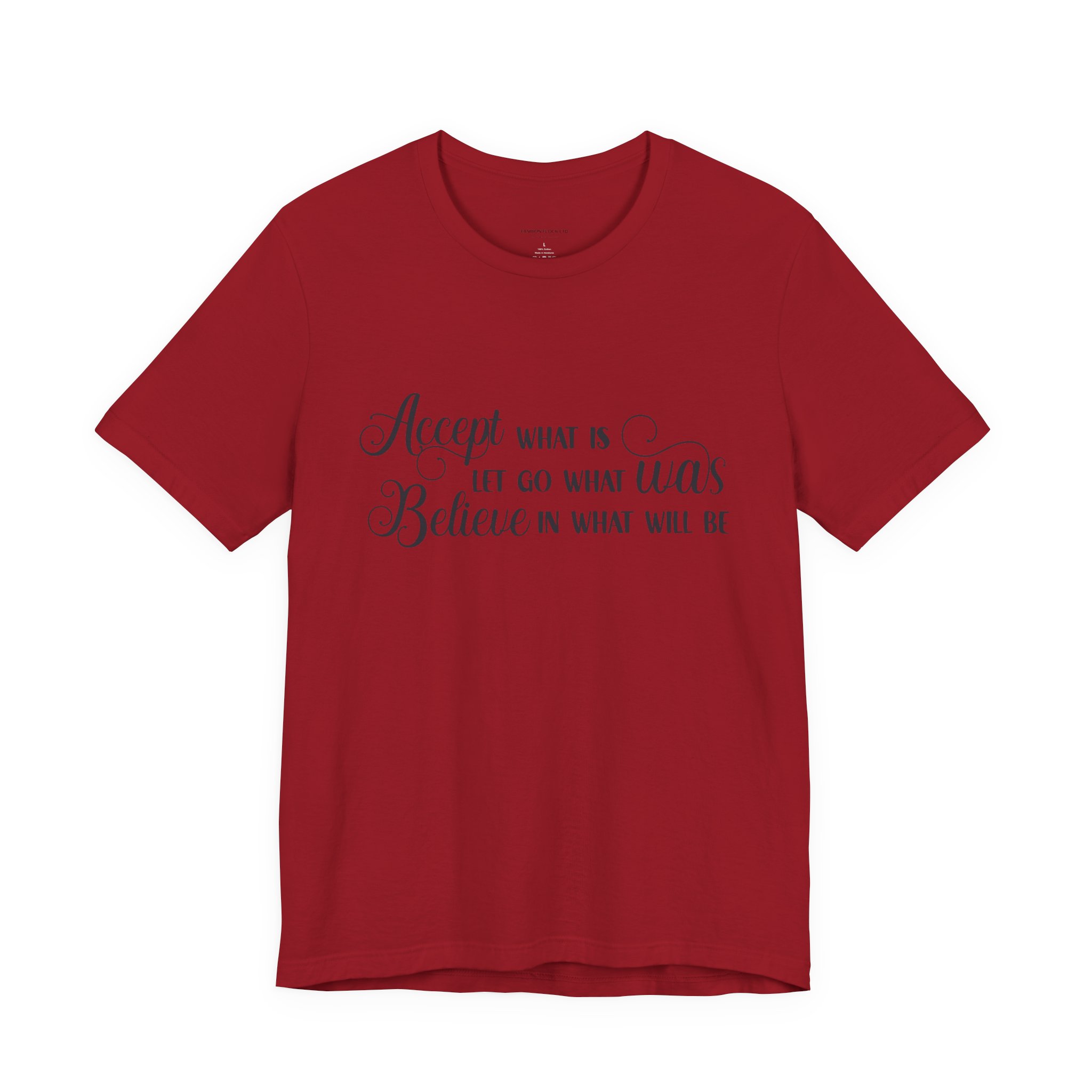inspirational quote graphic t shirt “accept let go believe” inspirational quote graphic t shirt “accept let go believe”