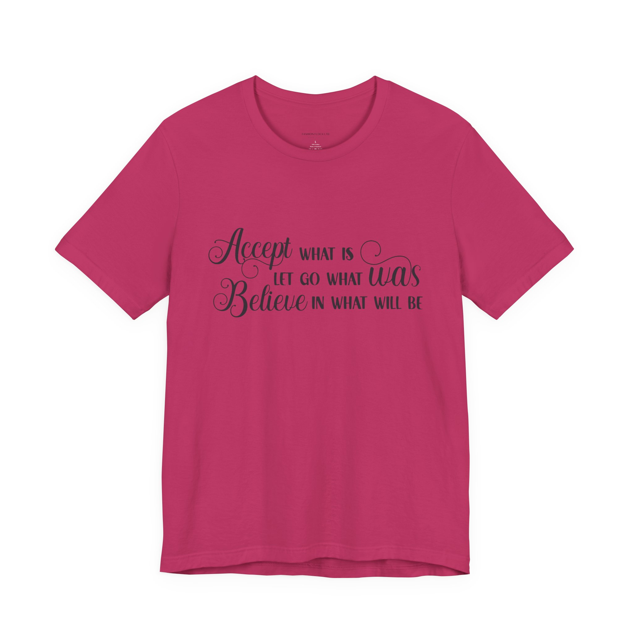 inspirational quote graphic t shirt “accept let go believe” inspirational quote graphic t shirt “accept let go believe”